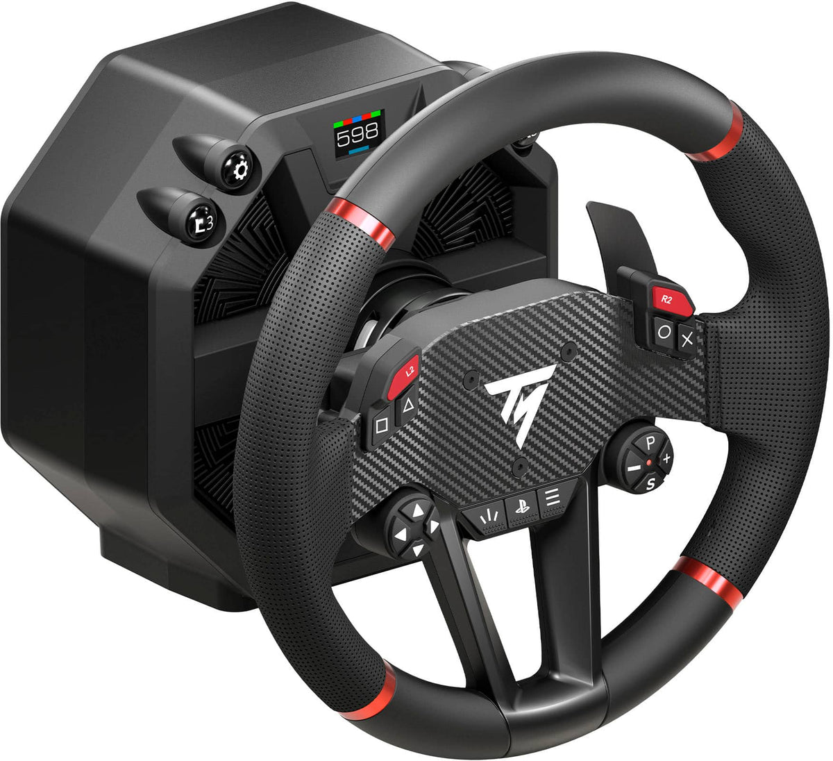 Thrustmaster - T598 Racing Wheel & Pedals – 5Nm Direct Drive Force Feedback Sim Racing Wheel for PS5, PS4, Windows - Black