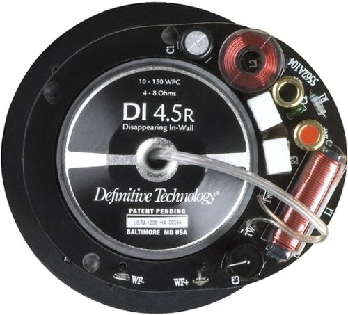 Definitive Technology - DI Series 4-1/2" Round In-Ceiling Speaker (Each) - White
