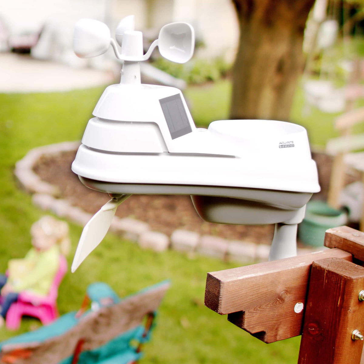 AcuRite - Iris (5-in-1) Weather Station - White/Black