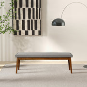 Warren - Bench - Brown / Light Gray