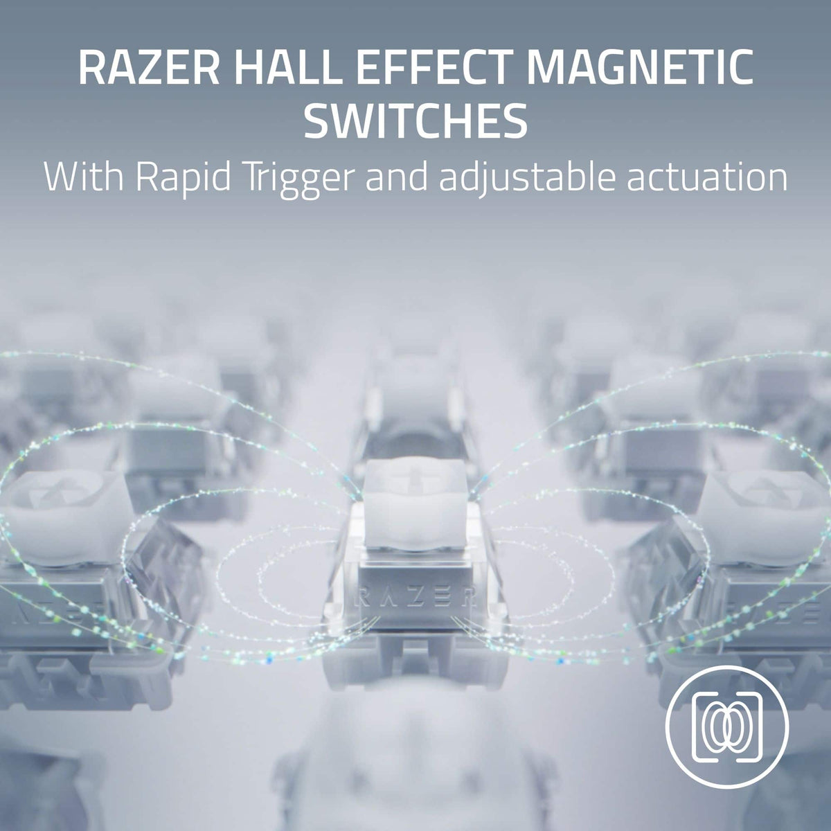 Razer - Reclusa Mini 65% Wireless Enthusiast Gaming Keyboard with Hot-Swappable Hall Effect Magnetic Switches - Black