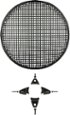Metra - Install Bay 12" Waffle Grille - Black