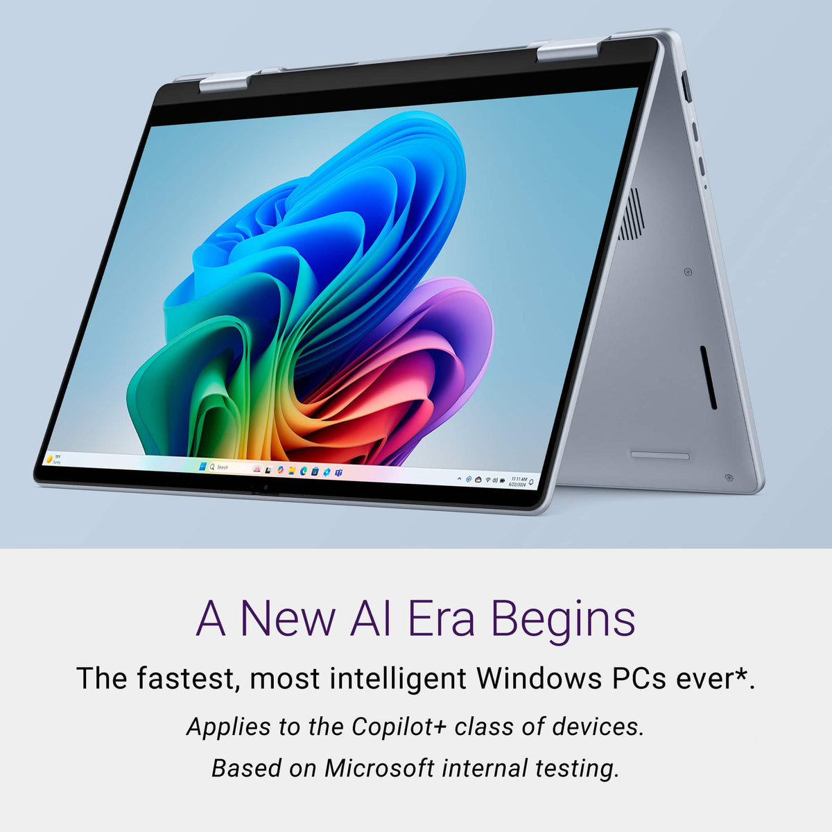 Dell - Plus 14" 2K 2-in-1 Laptop - Intel Core Ultra 7 Series 2 256V 2026 - 16GB Memory - 512GB Storage - Copilot+ PC - Ice Blue