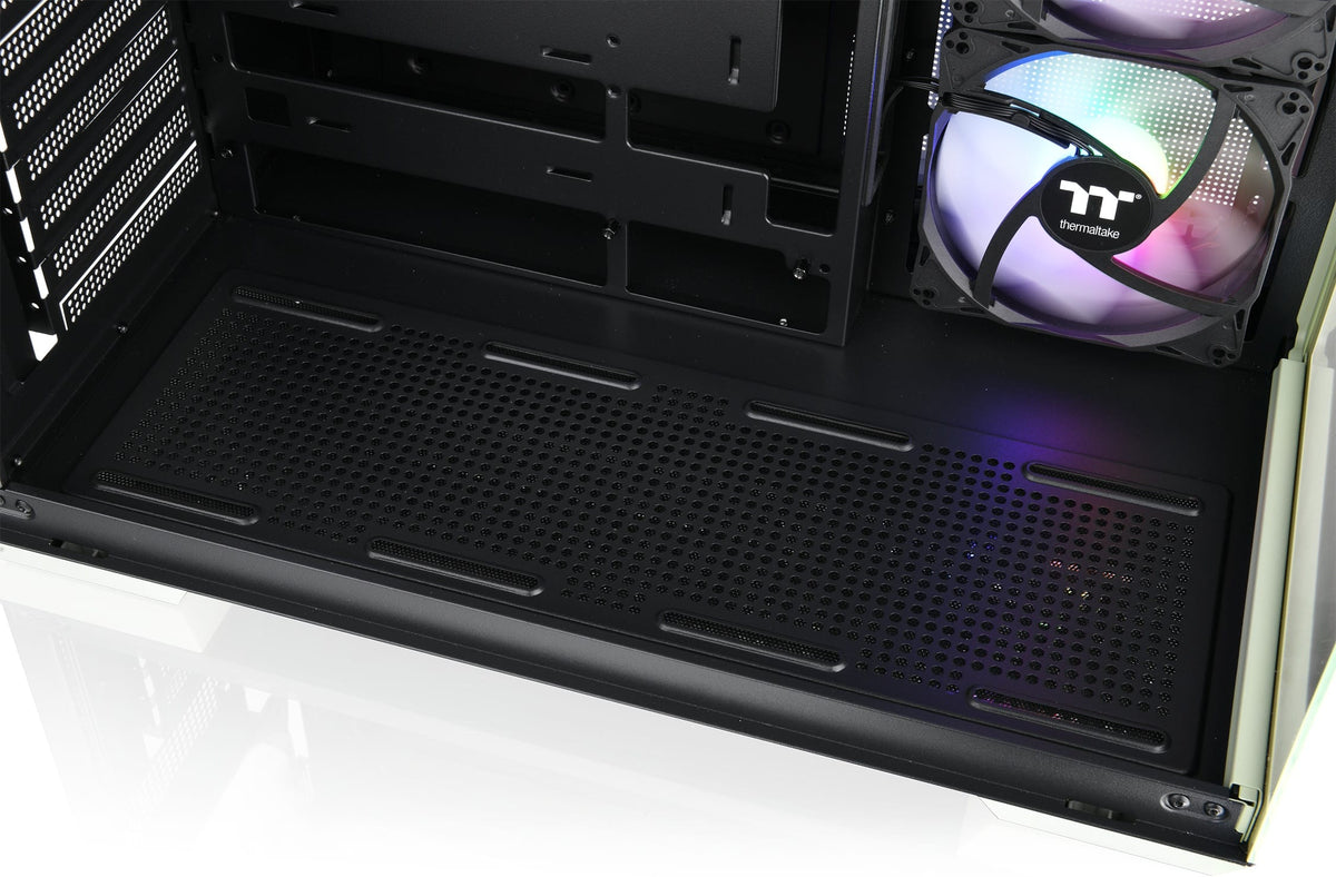 Thermaltake - View 380 TG ARGB  Mid Tower ATX PC Case - Matcha Green