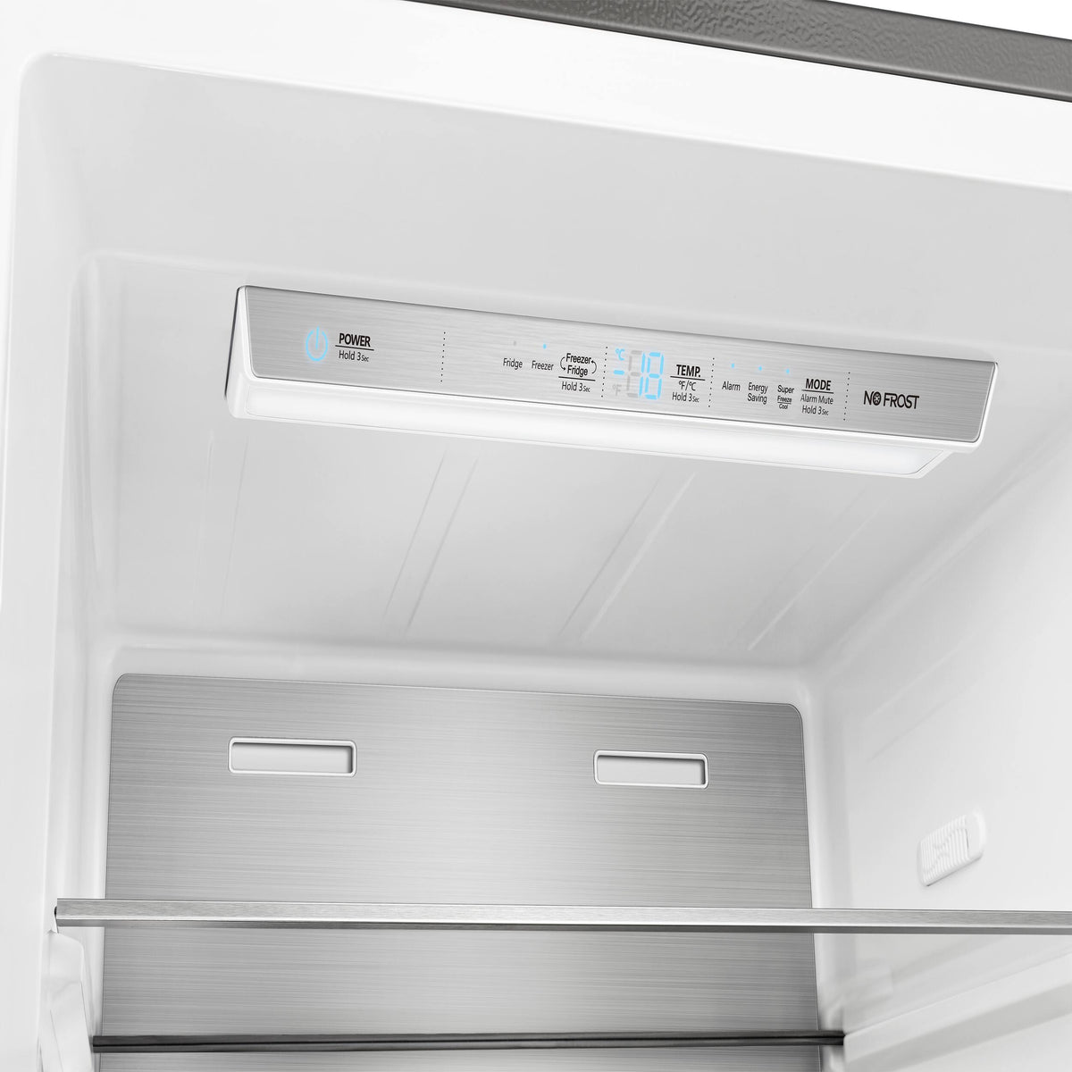 Forno Appliances - Maderno 13.6 Cu. Ft. Frost-Free Convertible Refrigerator/Freezer with Right Swing Door - Stainless Steel