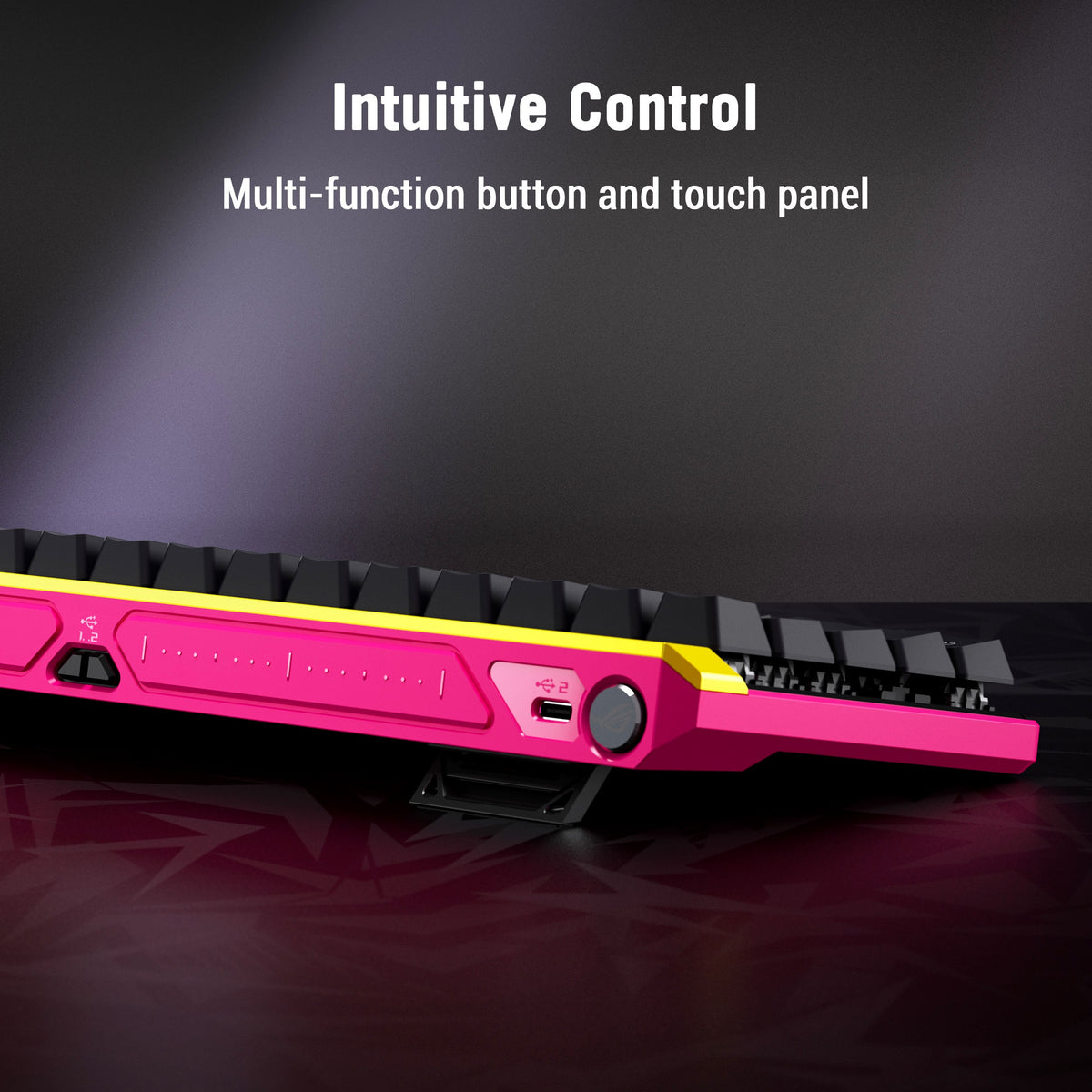 ASUS - ROG Falchion Ace 65% Wired Gaming Keyboard with ROG HFX Magnetic Switches and Rapid Trigger Toggle - ZywOo Edition