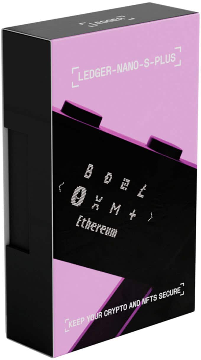 Ledger - Nano S Plus Crypto Hardware Wallet - Matte Black