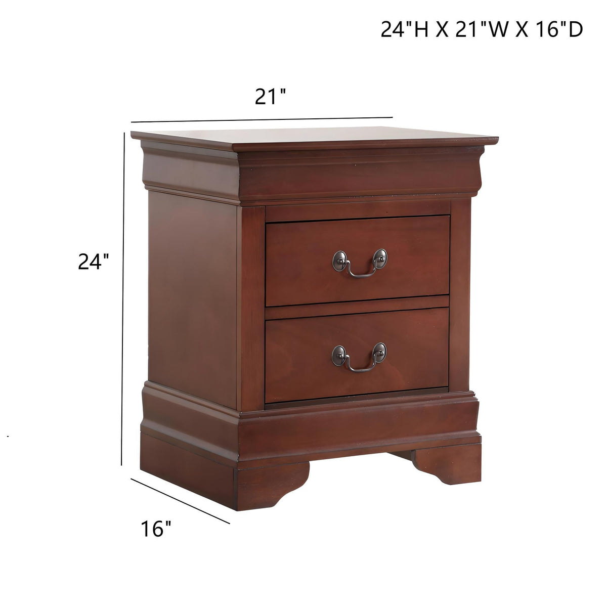 Traditional Style Bedroom Accent Nightstand