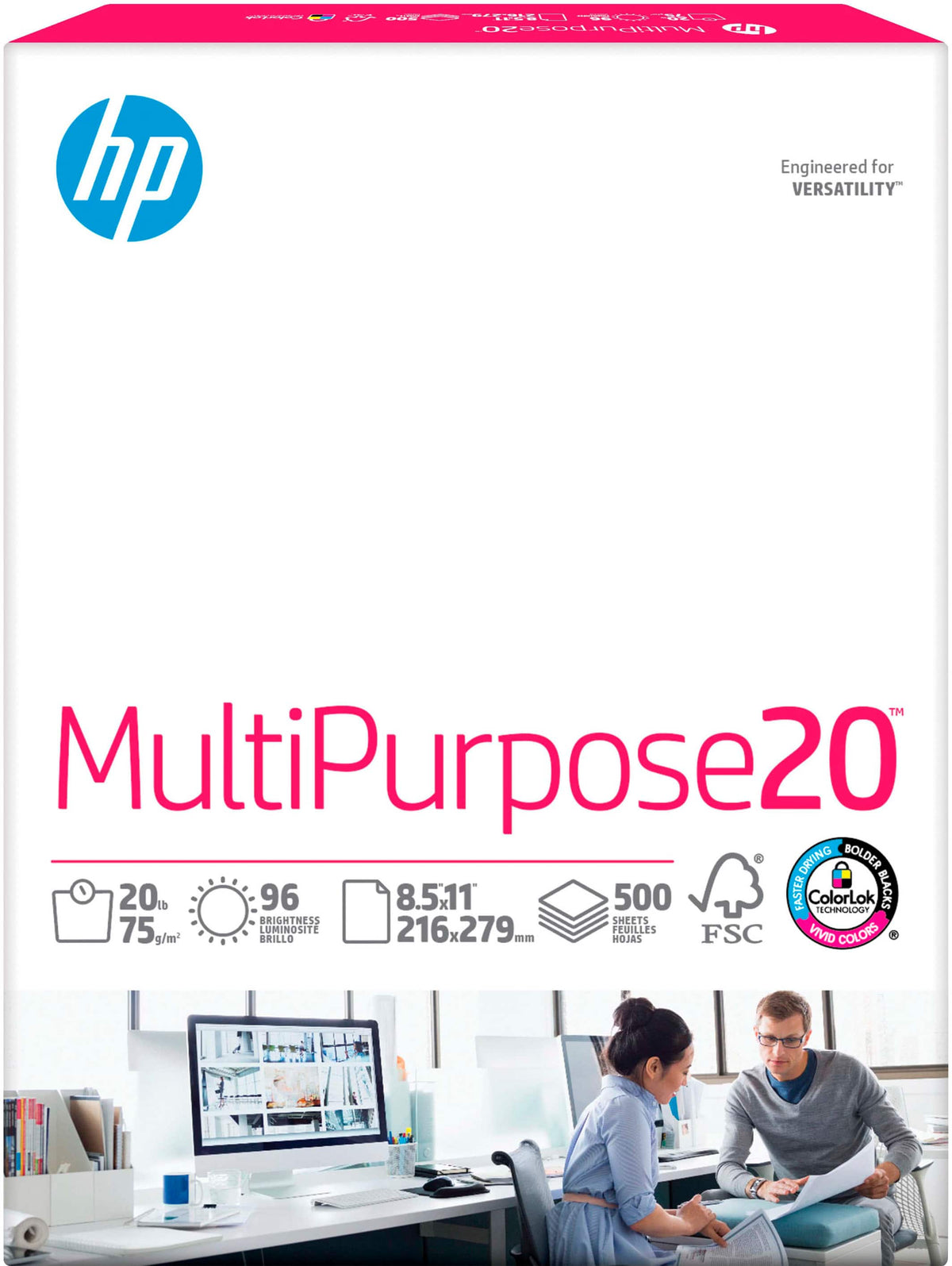 HP - Everyday Copy & Multipurpose Paper - White