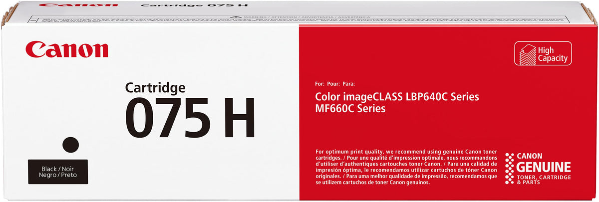 Canon - Toner 075 High Yield Toner Cartridge - Black