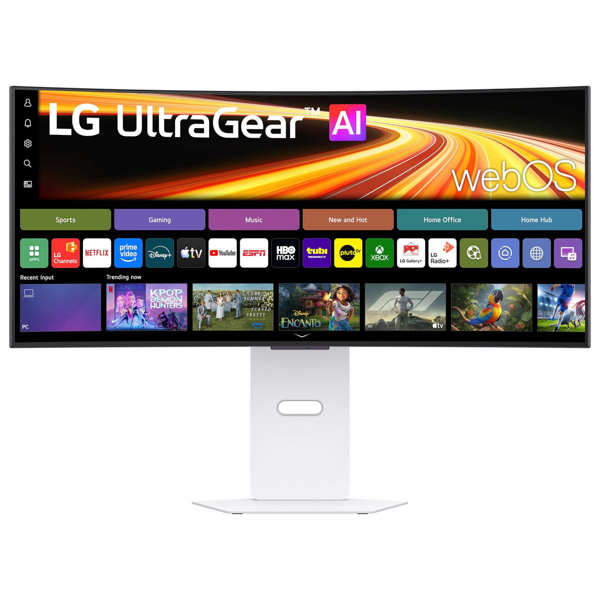 LG - UltraGear 34" OLED WQHD 240Hz 0.03ms G-SYNC FreeSync Premium Pro Gaming Monitor with DisplayHDR400 TRUE - White