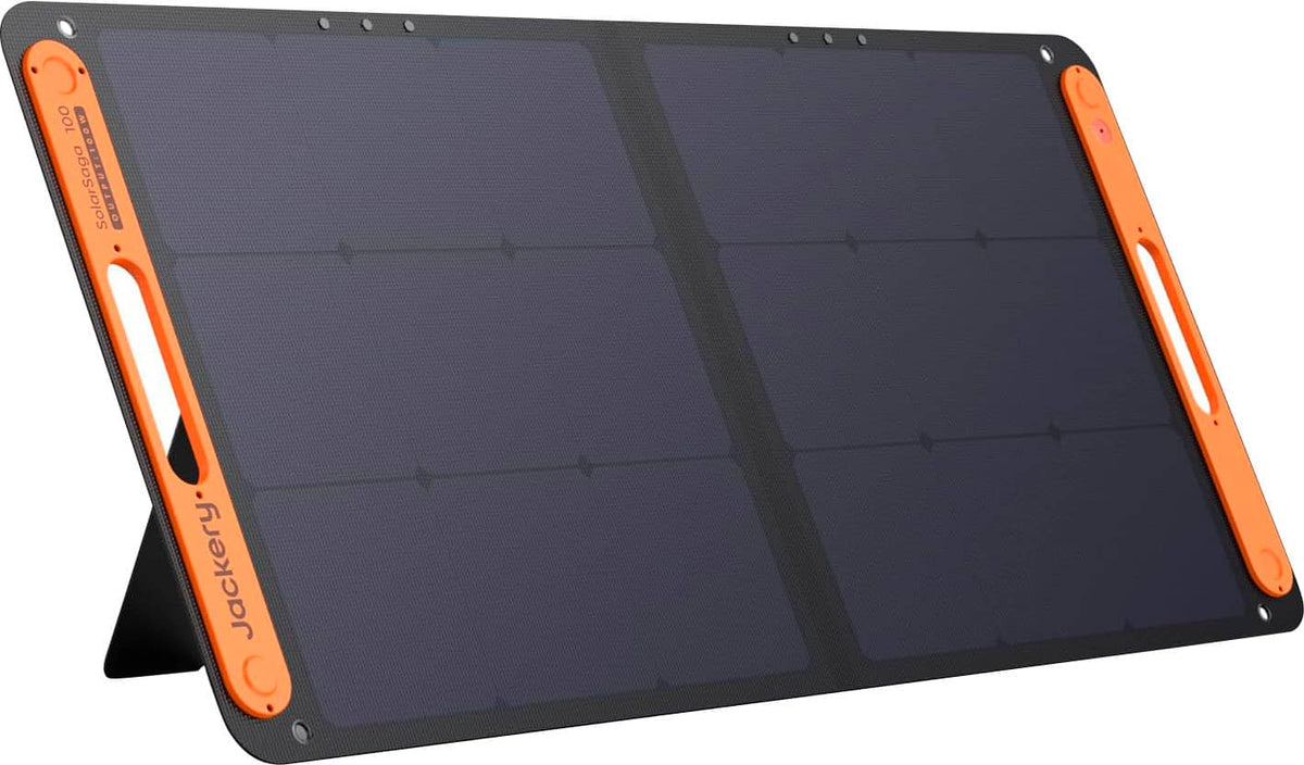 Jackery - SolarSaga Portable 100W Solar Panel - Black