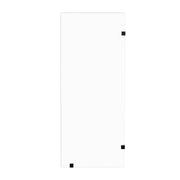 Frameless Bathtub Shower Screen, Reversible Installation