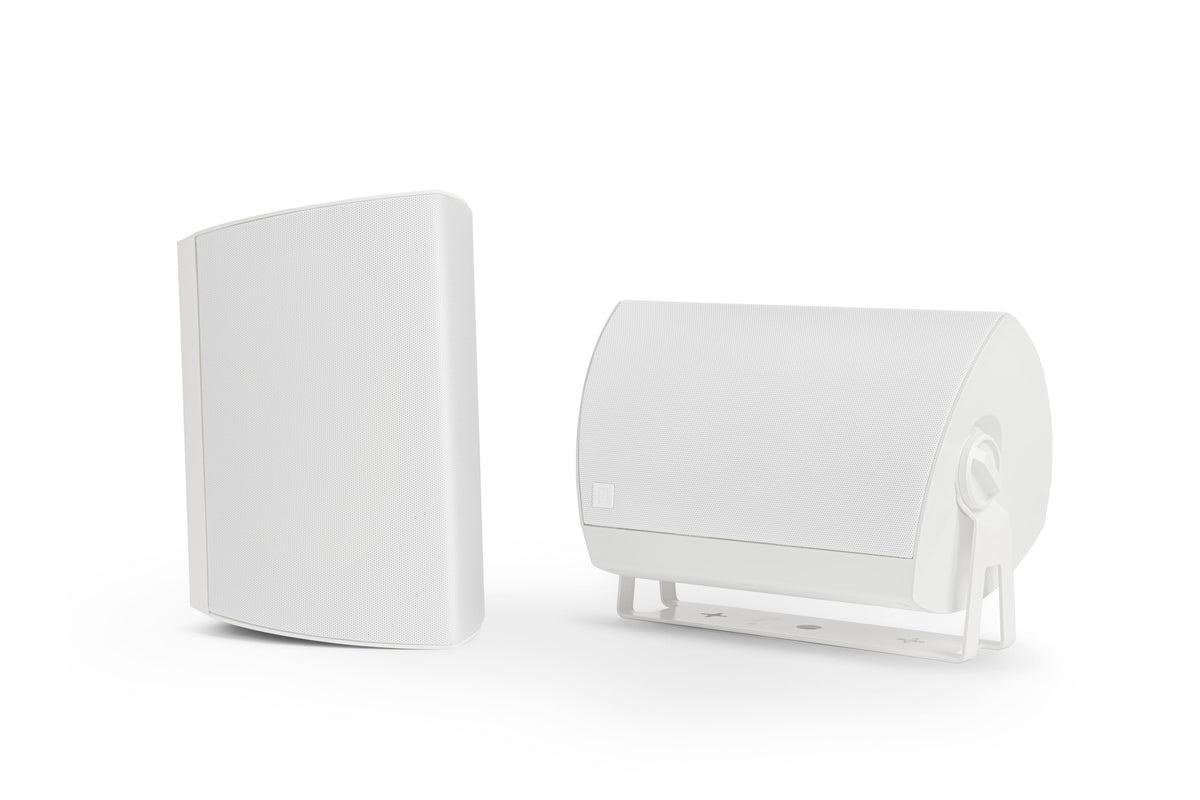 Definitive Technology - Dymension 6.5" 2-Way Outdoor Wall Mount Speakers Pair - White