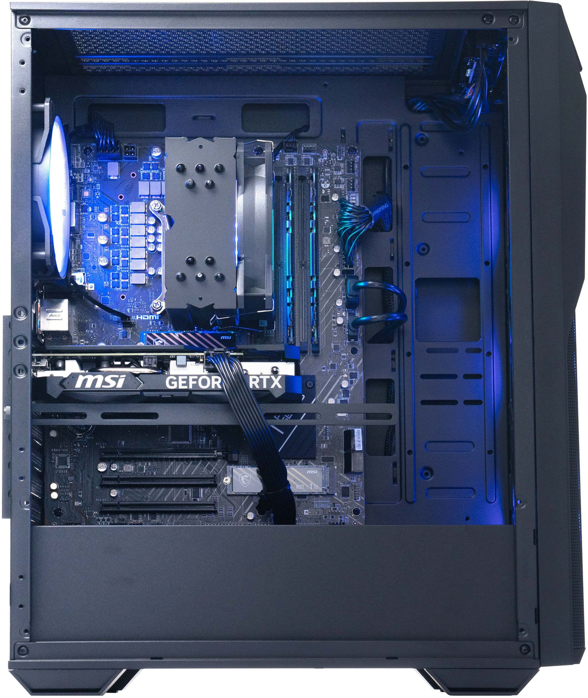 MSI - Codex Z2 Gaming Desktop - AMD Ryzen R7-8700F 2024 - 32GB Memory - NVIDIA GeForce RTX 5070 - 1TB Storage - Black