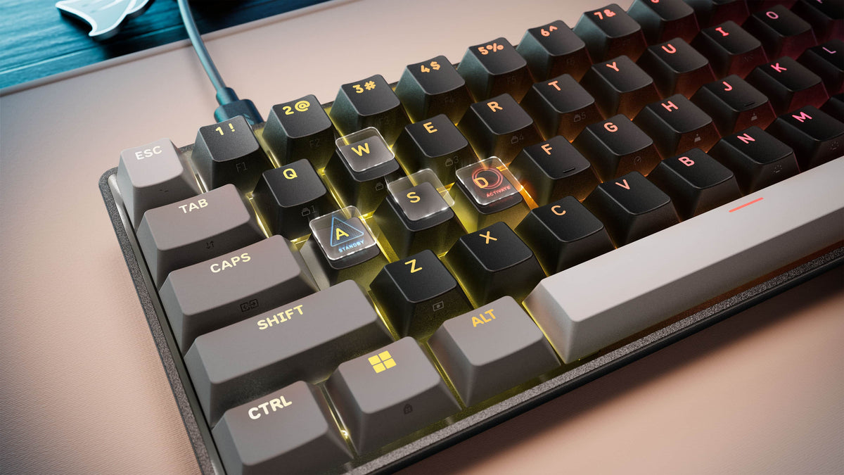 CORSAIR - CLIPPER PRO MINI 60 Hall Effect Gaming Keyboard - Black
