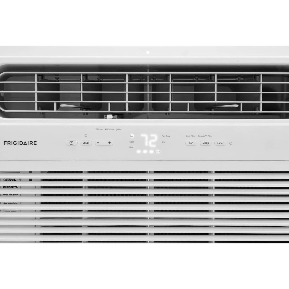 Frigidaire - 115V 8,000 BTU 350 Sq. Ft. Smart Window Air Conditioner with 3,500 BTU Supplemental Heat Function - White