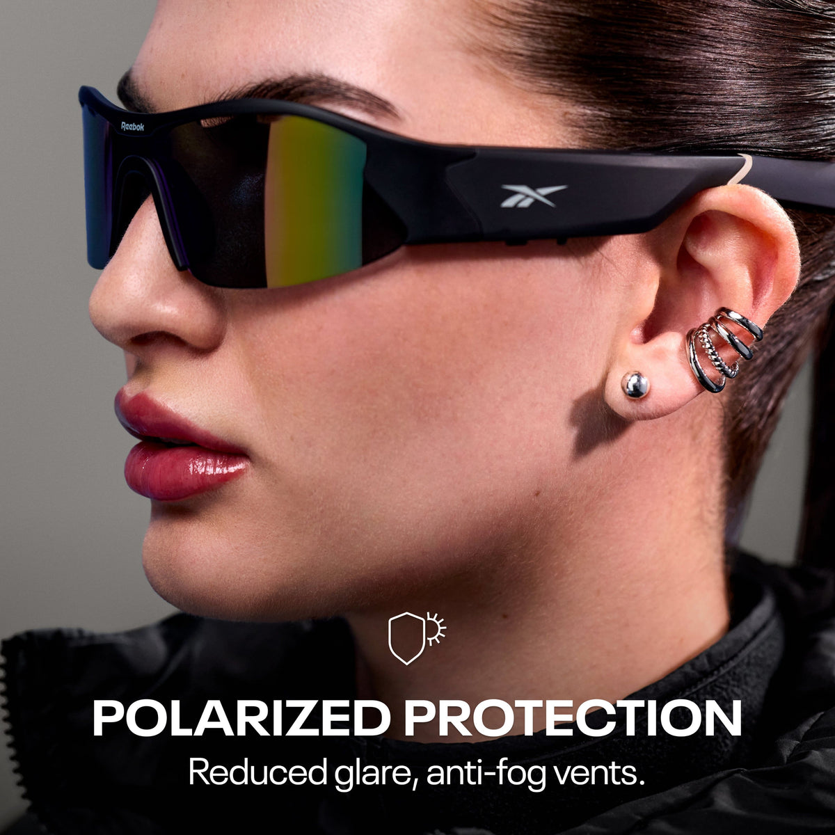 Reebok Octane Smart Eyewear Powered by Lucyd - Black/Violet