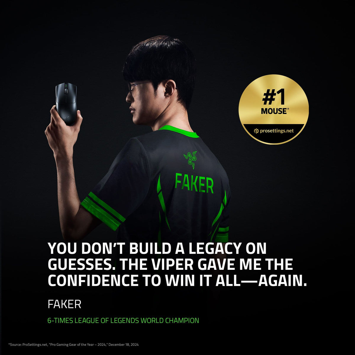 Razer - Viper V3 Pro Lightweight Optical Gaming Mouse with 95 Hour Battery Life - 8k Polling Rate - Wireless - Black