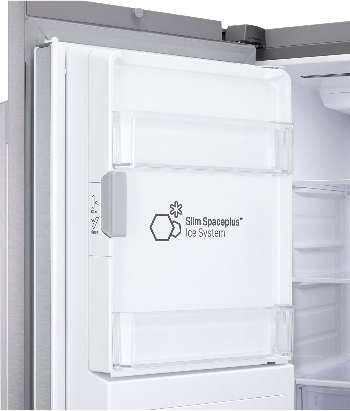 LG - 36-in Counter-Depth MAX 23.7 Cu. Ft. French Door Smart Refrigerator with Zero Clearance - Stainless Steel