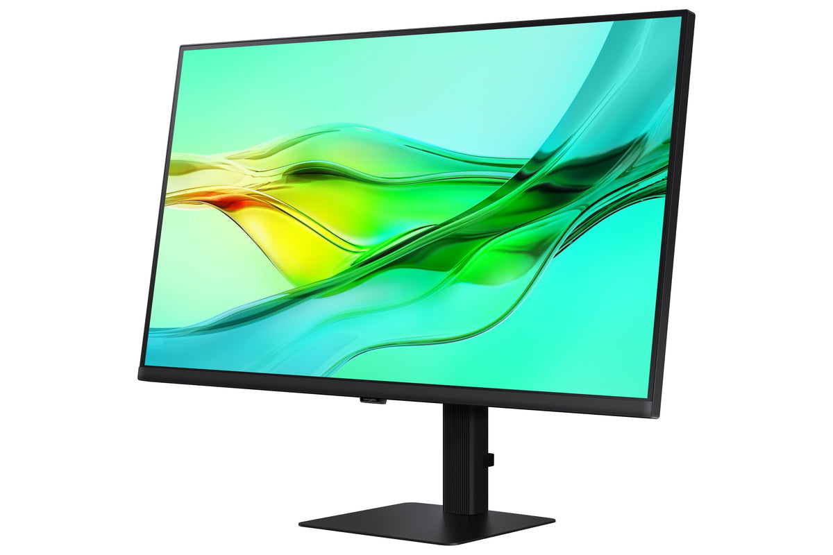 Samsung - ViewFinity 32" S6 (S60D) QHD HDR10 High Resolution Monitor and Daisy Chain (HDMI, USB, DisplayPort) - Black