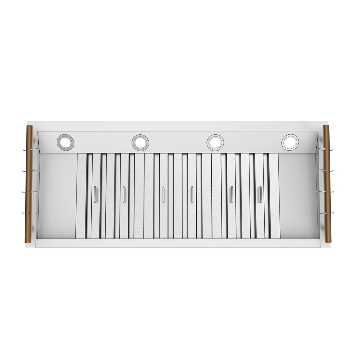 Forno Appliances - 48 inches - Externally Vented - Wall Range Hood - White
