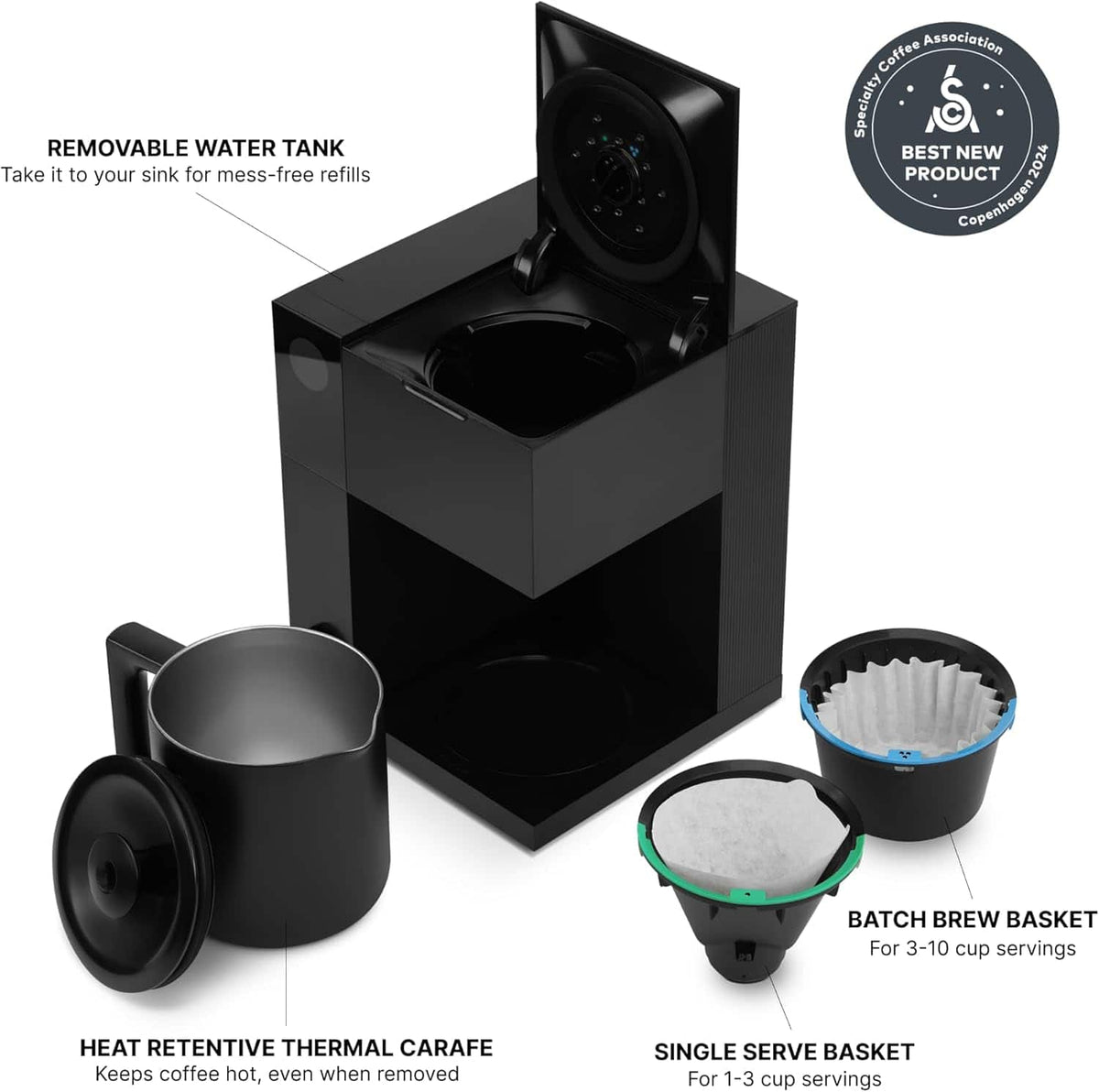 Fellow - Aiden Precision Coffee Maker - Black