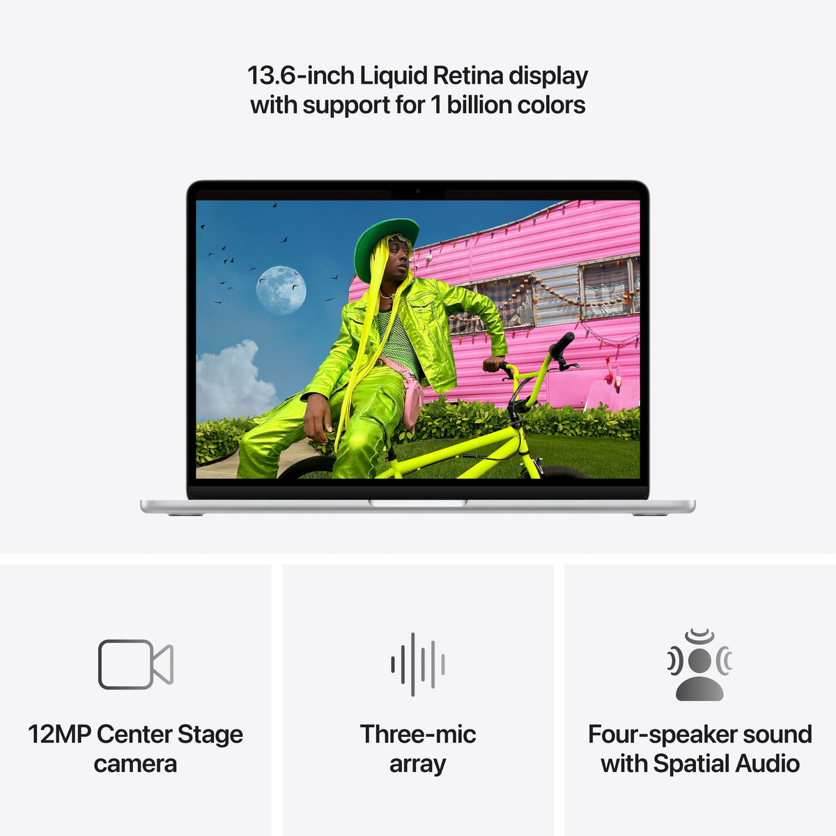 Apple - MacBook Air 13-inch Laptop - M5 chip with 10-core CPU and 10-core GPU - 24GB Memory - 1TB SSD - Silver