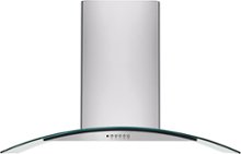 Frigidaire - 30 inches - Externally Vented & Recirculating - Wall Range Hood - Stainless Steel/Glass