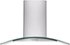 Frigidaire - 30 inches - Externally Vented & Recirculating - Wall Range Hood - Stainless Steel/Glass