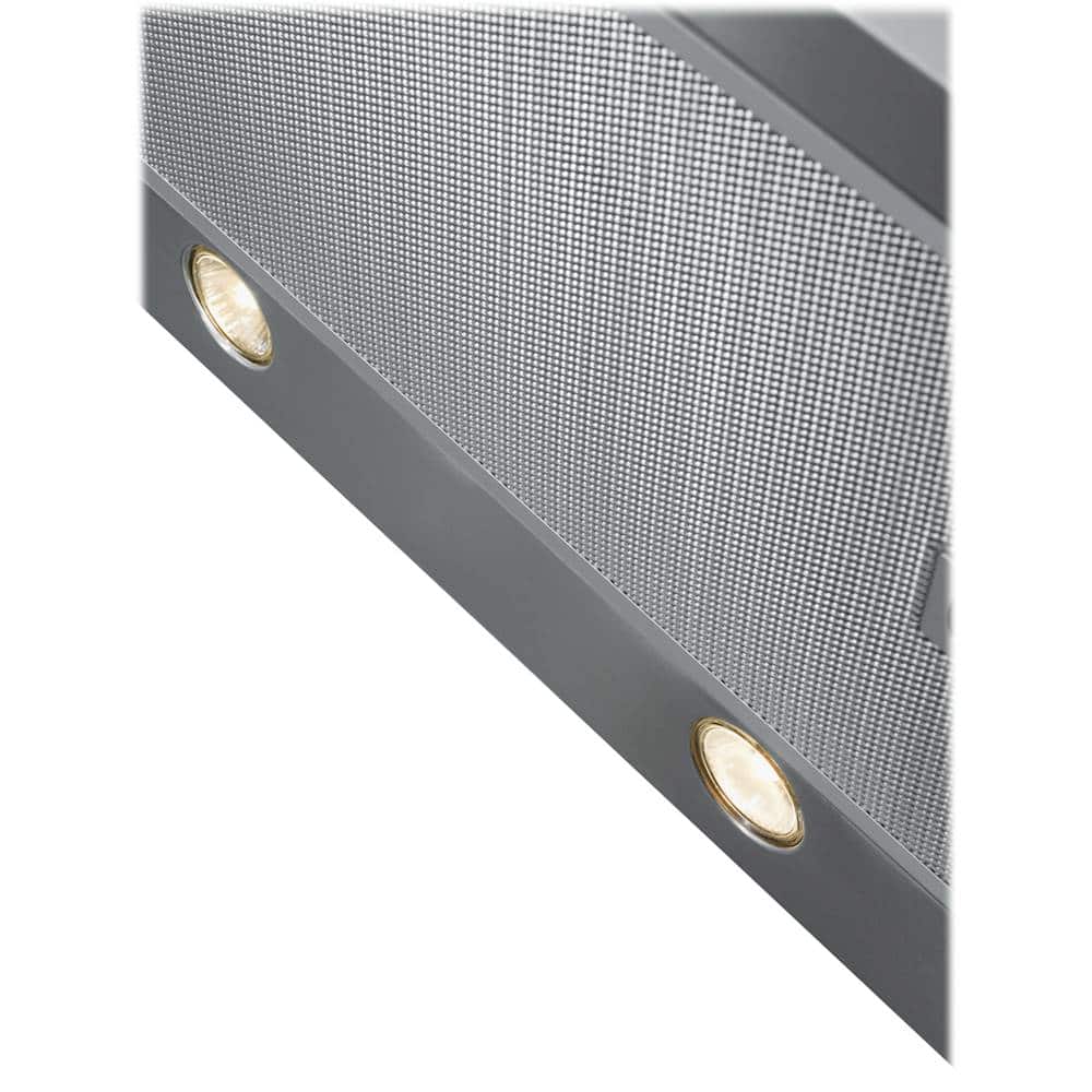 Frigidaire - 30 inches - Externally Vented & Recirculating - Wall Range Hood - Stainless Steel/Glass
