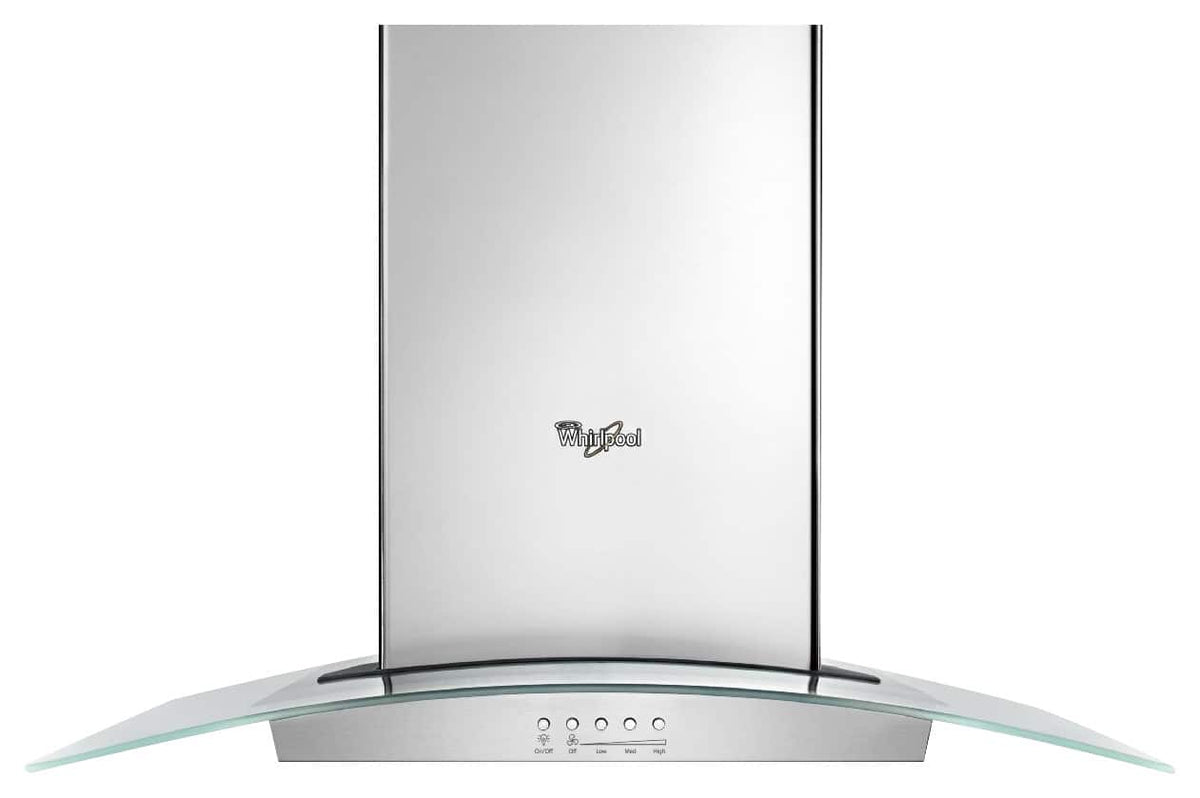 Whirlpool - 30 inches - Convertible - Wall Range Hood - Stainless Steel