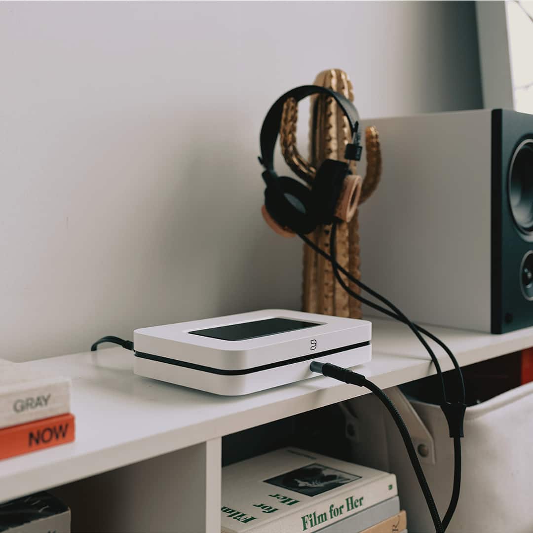 Bluesound - NODE Wireless Hi-Res Streaming Media Player with ESS Sabre HiFi DAC - White