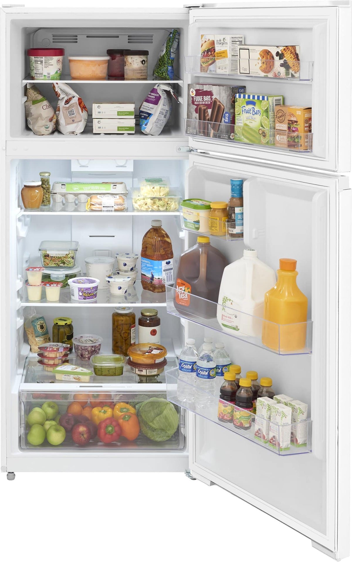 Frigidaire - 16.0 Cu. Ft. Garage Ready Top Freezer Refrigerator - White