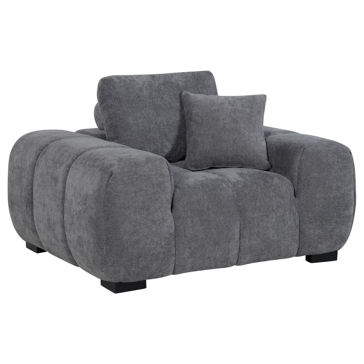 Plather - Sillón individual con brazos curvos