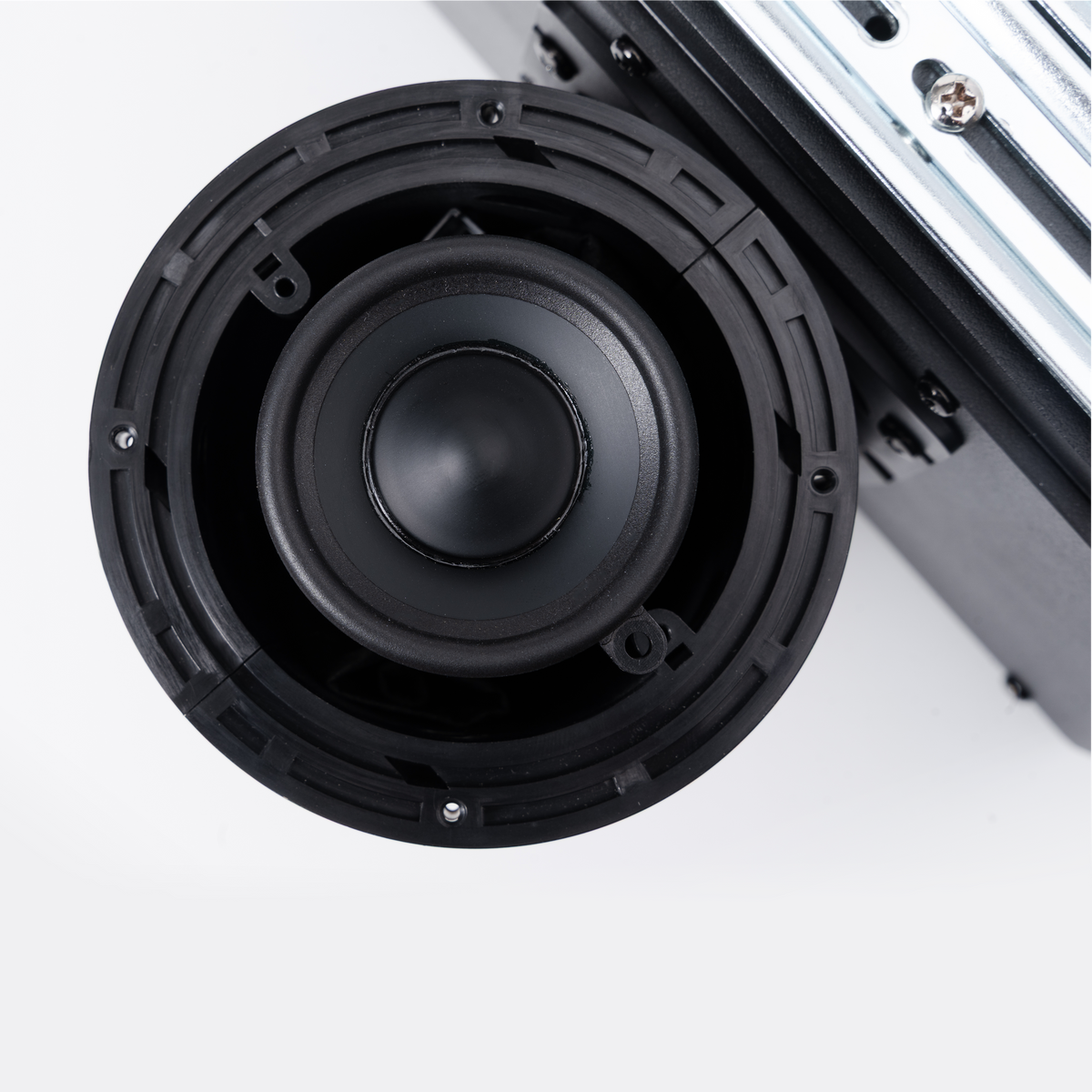 MartinLogan - Variable Aperture System 4” Full-Range 2-Way In-Ceiling Speaker with Dual 5.5” Woofers and a 2” High-Output Driver - Paintable White