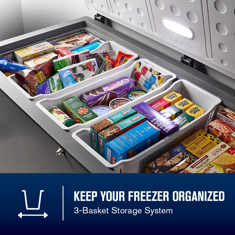 Maytag - Maytag® 16 Cu. Ft. Garage Ready Chest Freezer with Freezer-to-Fridge Convertibility - Gray