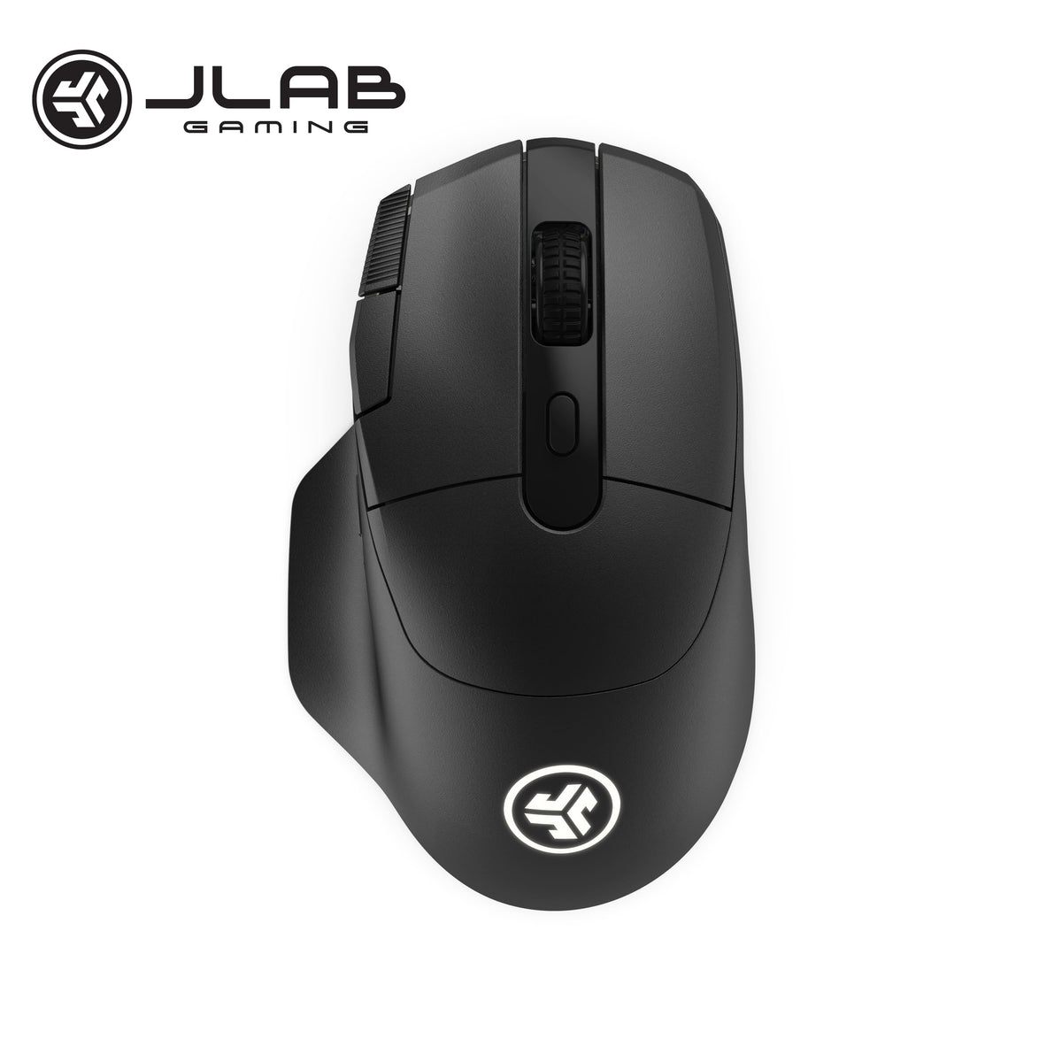 JLab - Daybreak Wireless 1:1 Optical Tracking Sensor Gaming Mouse - Wireless - Black