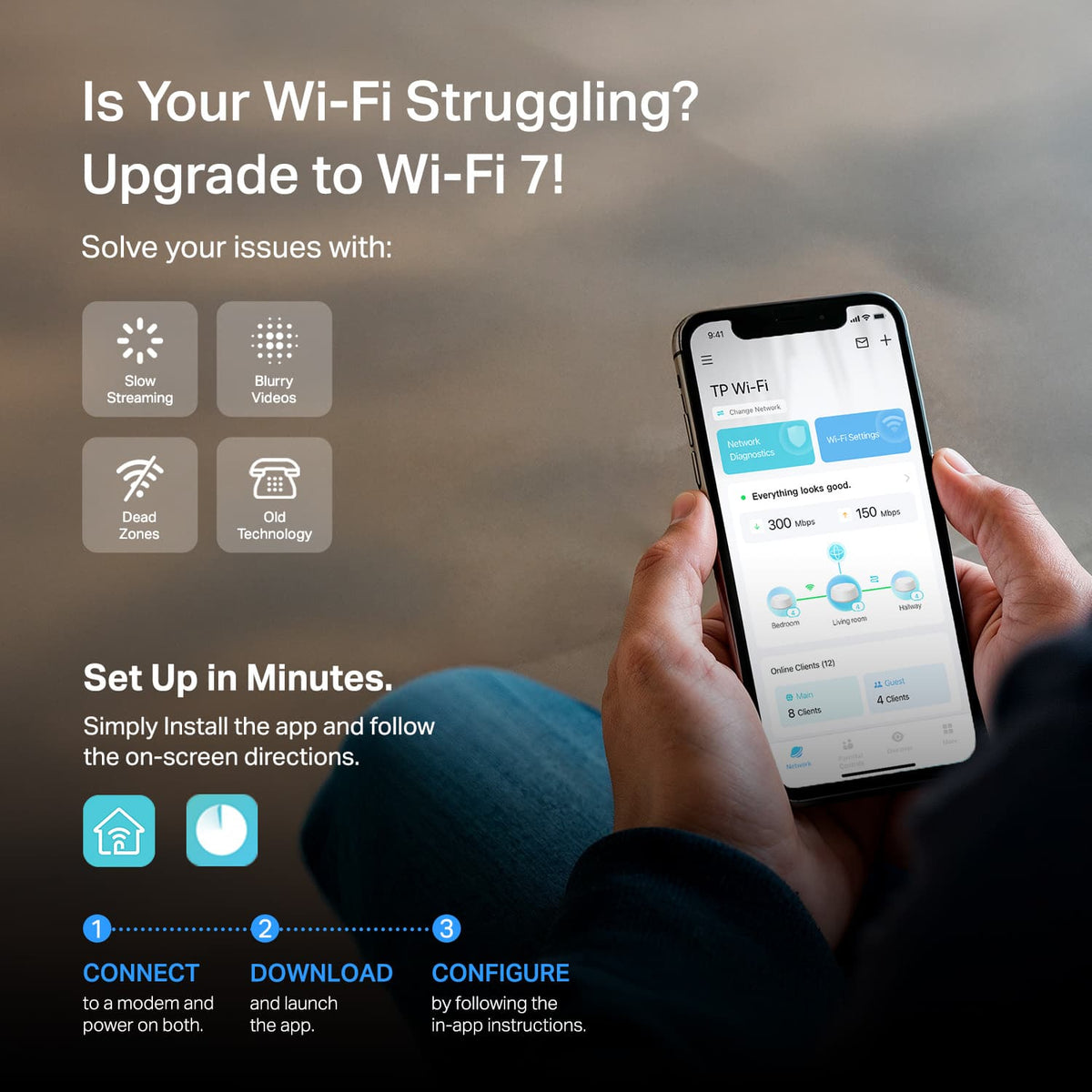 TP-Link - Deco 7 BE5000 Dual-Band Wi-Fi 7 Whole Home Mesh Router System – Deco BE5000 (1-Pack) - White
