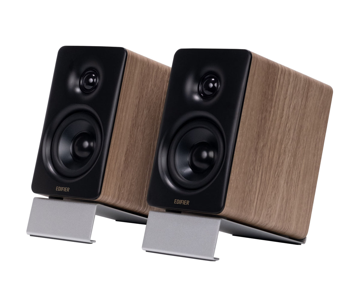 Edifier - M60 Compact Desktop 2.0 Speakers (Pair) - Oak Brown