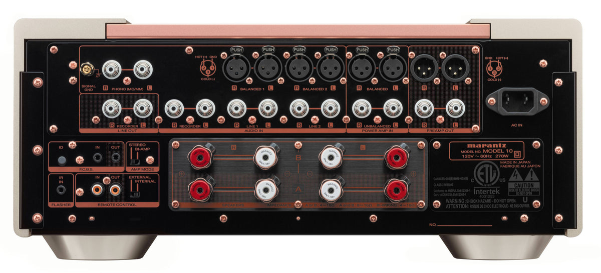 Marantz - MODEL 10 250W 2.0-Ch Integrated Amplifier - Champagne
