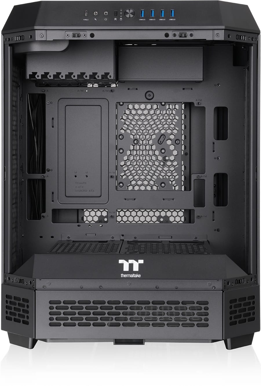 Thermaltake - Tower 600 Mid Tower ATX PC Case - Black