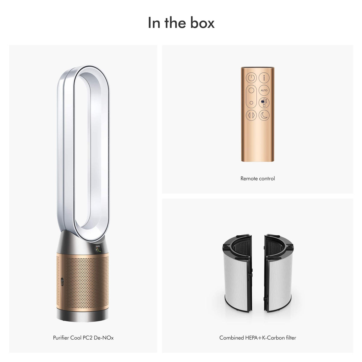 Dyson - Purifier Cool PC2 De-NOx​ - White/Gold