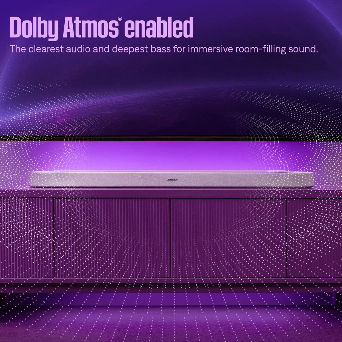 Bose - Lifestyle Ultra 5.1 Channel Wireless Soundbar with Dolby Atmos - White Smoke