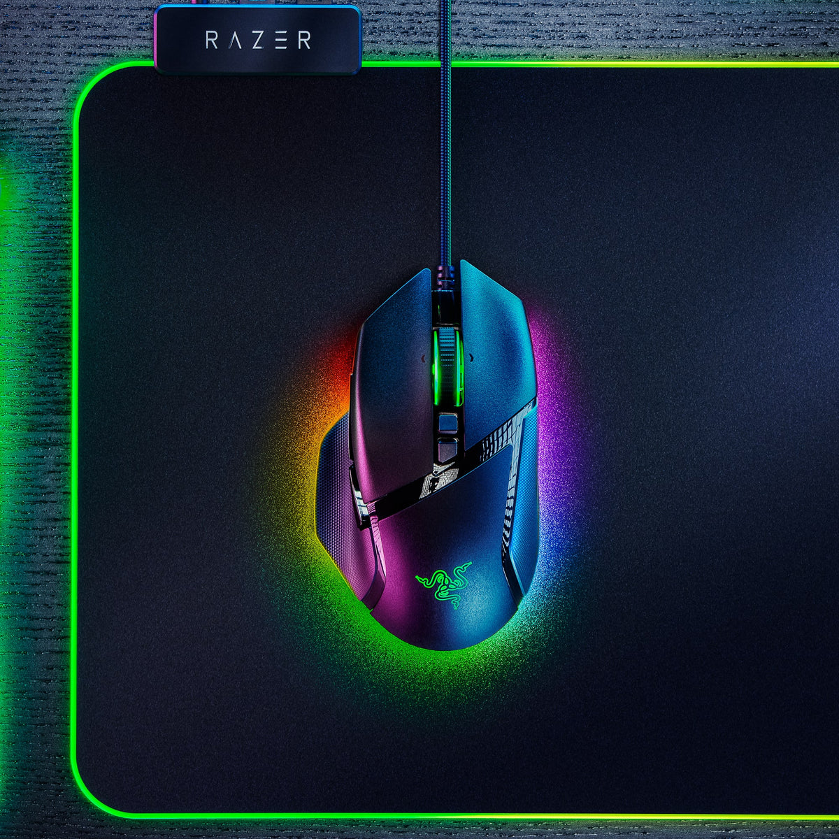 Razer - Basilisk V3 Optical Gaming Mouse with Chroma RBG Lighting - Wired - Black