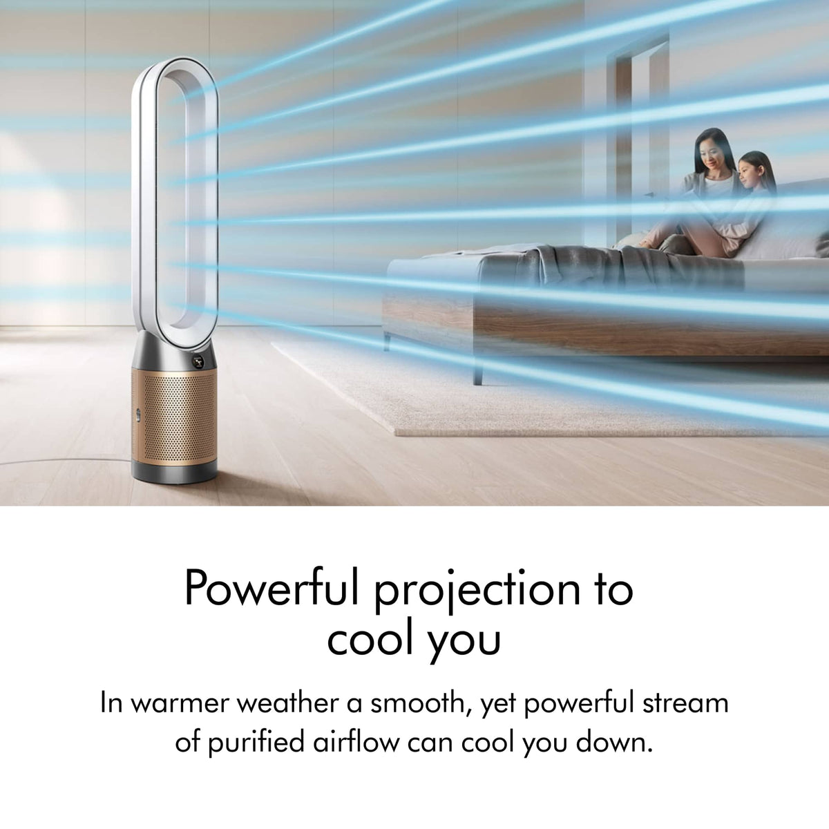 Dyson - Purifier Cool PC2 De-NOx​ - White/Gold