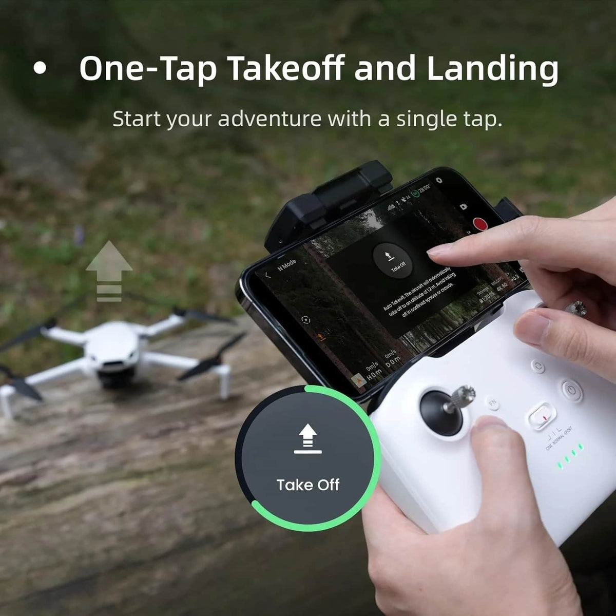 SKYROVER - S1 Fly More Combo 8K Drone with Remote Controller - White