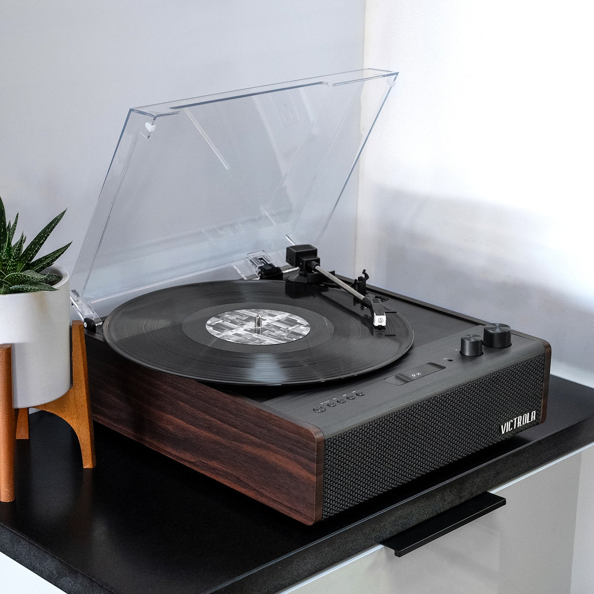 Victrola - Eastwood Signature Hybrid Record Player - Espresso