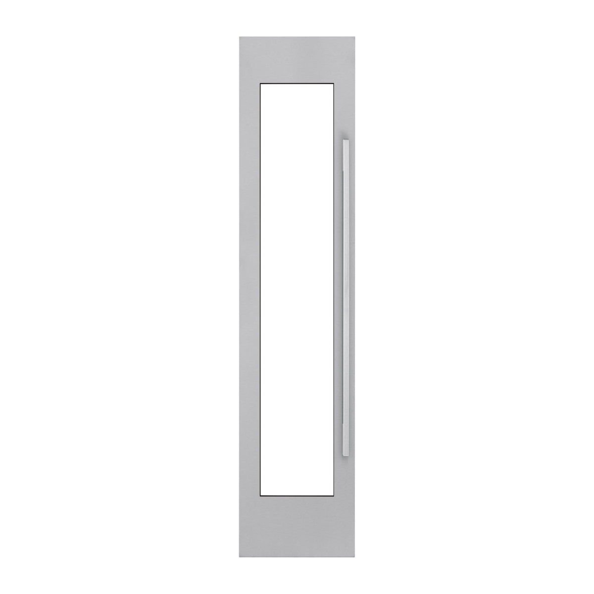 SKS - Transitional Design Panel Kit for Wine Column Left-Hinge 18-Inch - Satin Stainless Steel