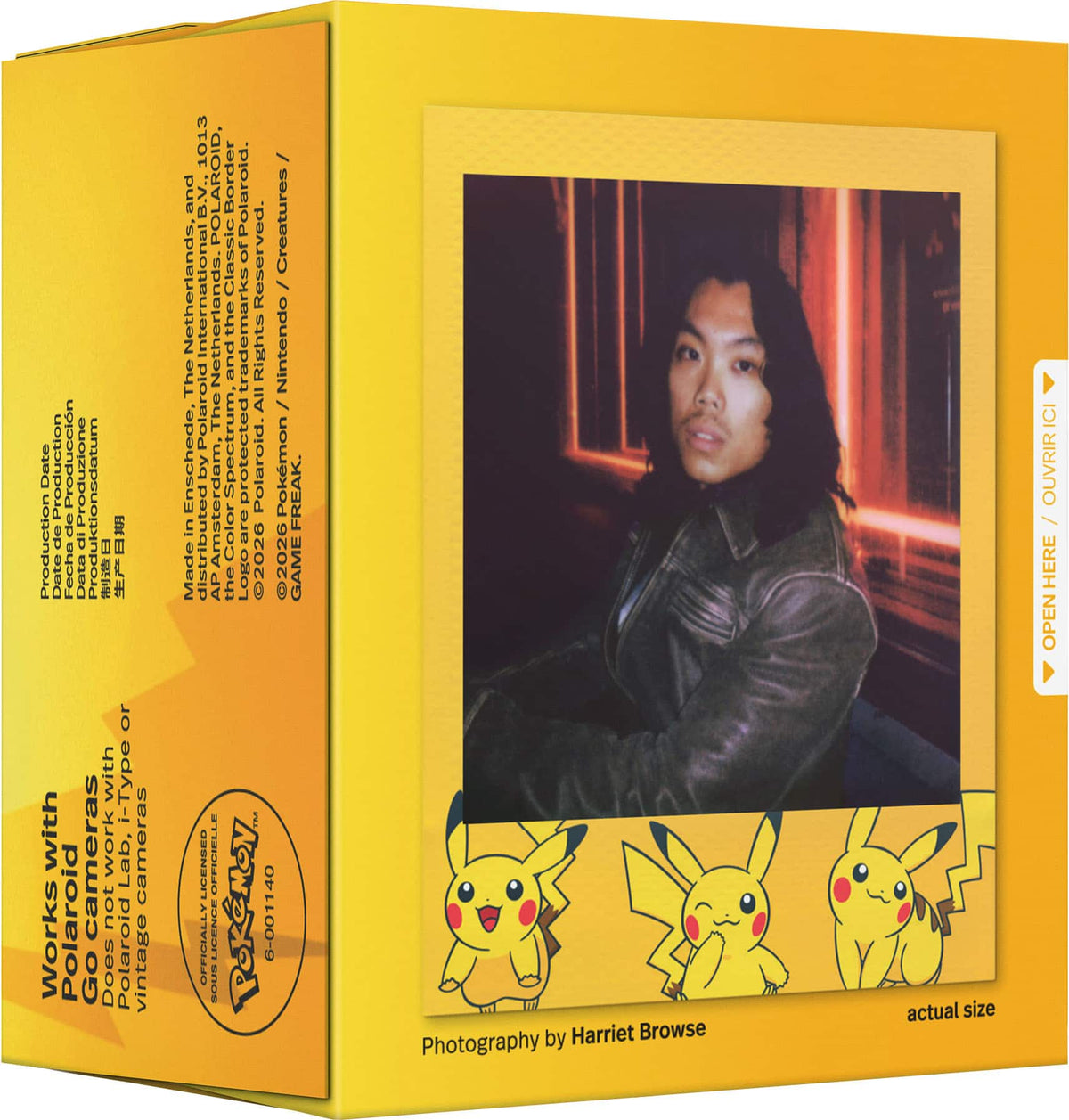 Polaroid - Go Color Film - Pikachu - Yellow